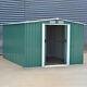 10ft8ft Tool Shed Steel Garden Shed Firewood Bicycles Pool Toys Storage House