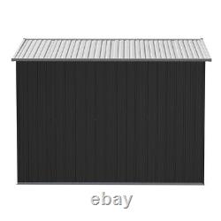 8.5x4ft 8.5x6ft Outdoor Shed Acrylic Window Pet Room Flat Roof Bike Tool House