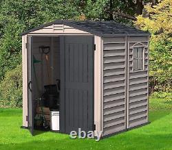 Duramax StoreMate 6x6 PLUS Shed All-Weather Durable Vinyl, 20 lbs/sqft Snow Loa