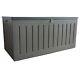 Extra Large 680L/830L Outdoor Garden Storage Box Bench Sit On Plastic Shed Chest