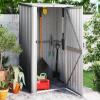 Garden Shed Galvanised Steel Storage Shed Tool Organiser Multi Colours vidaXL