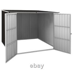 Garden Shed Outdoor Storage House Tool Cabinet Bicycle Garage Galvanised Steel