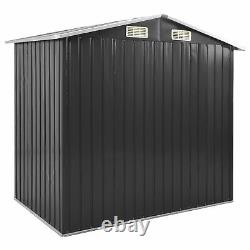Garden Shed with Rack Anthracite 205x130x183 E8W4