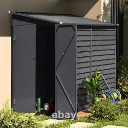Garden Storage Shelter Bike Shed Log Store Bicycle Tent with Double Doors Housing