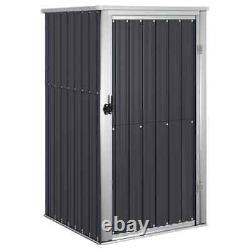 Garden Tool Shed Anthracite 88x89x161 cm Galvanised Steel