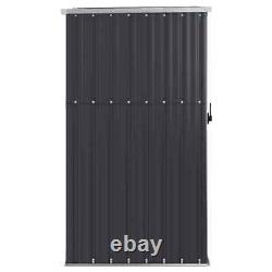 Garden Tool Shed Anthracite 88x89x161 cm Galvanised Steel