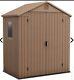 Keter Darwin 6 x 4ft Double Door Outdoor Apex Garden Storage Shed-New(other)