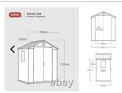 Keter Darwin 6 x 4ft Double Shed