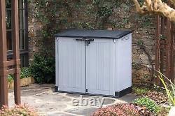 Keter Store It Out Nova Outdoor Garden Storage Shed Light Grey/Dark Grey UK