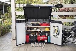 Keter Store It Out Premier XL Outdoor Garden Storage Shed, Grey and Black Best UK