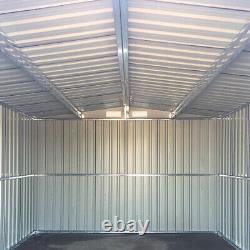 Steel Large Shed 4x6 4x8 10x8 8x8 6x8 12x10ft Tool Cabinet Garden Shed House