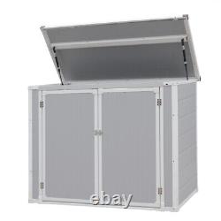 Storage Shed Outdoor Storage House Tool Shed Utility Chest Shed Box 4.56x2.3