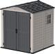 StoreMate 6 x 6 PLUS Plastic Garden Shed with Plastic Floor & Fixed